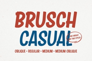 Brusch Casual Font Download