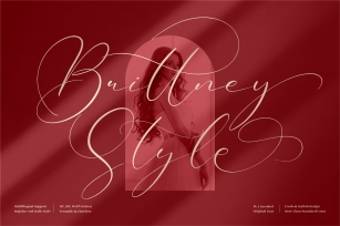 Brittney Style Luxury Script Font Download