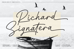 Richard Signatera Signature Script LS Font Download