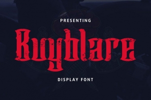 Buyblare Font Download