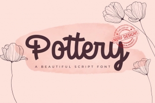 Pottery – A Beatiful Script Font Download