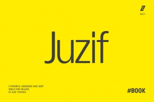 Juzif Book (Single) Font Download