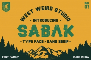 SABAK Sans Serif Style Font Download