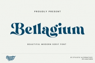 Bellagium Font Download