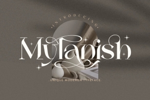 Mylanish_unique modern typeface Font Download