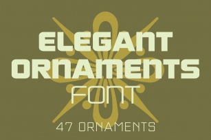Elegant Ornaments Font Download