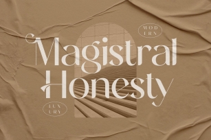 Magistral Honesty Modern Serif Font Download