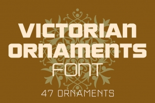 Victorian Ornaments Font Download