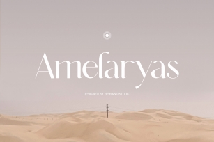 Amelaryas Sans Serif Typeface Font Download