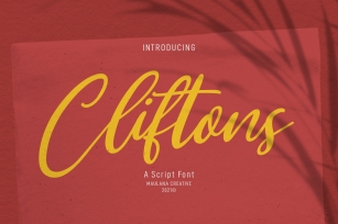 Clifttons Font Download