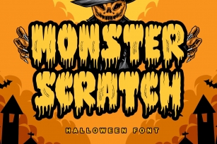 Monster Scratch Font Download