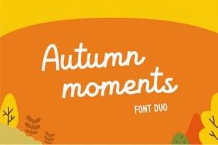 Autumn moments | Font duo Font Download