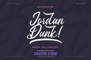 Jordan Dunk Regular Font Download