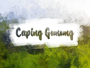 C Caping Gunung Font Download