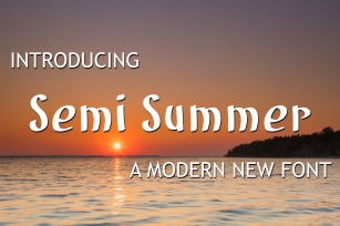 Semi Summer Font Download