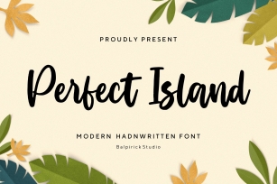 Perfect Island Modern Handwritten Font Download