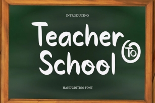 Teacher to School Font Download