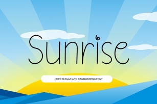 Sunrise Font Download