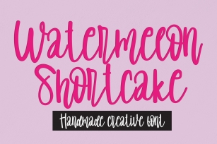 Watermelon Shortcake Font Download