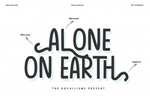 Alone on Earth Font Download