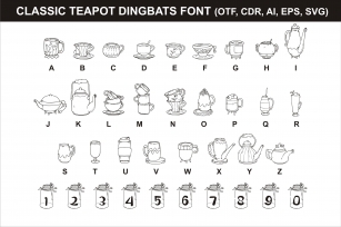 Classic Teapot Font Download