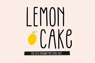 Lemon Cake Font Download