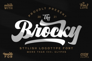 Brocky Logotype Duo Font Download