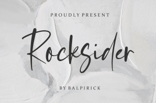 Rocksider Modern Handwritten Font Download