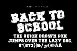 BACK TO SCHOOL Font Download