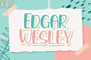 Edgar Wesley Font Download