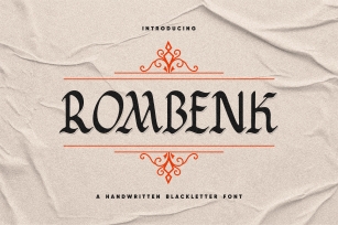 Rombenk Font Download