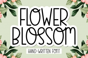 Flower Blossom Font Download
