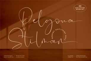 Pelgona Stilman Font Download