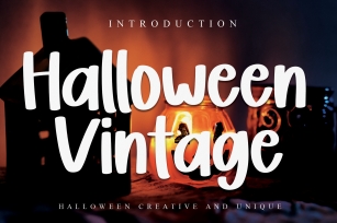 Halloween Vintage Font Download