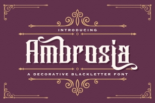 Ambrosia Font Download
