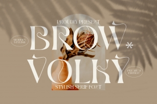 Brow Volky Font Download