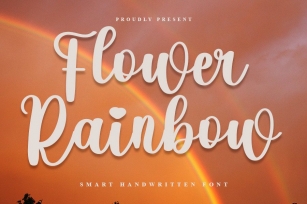Flower Rainbow Font Download