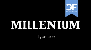 CF Millenium PERSONAL Font Download