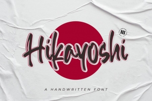Hikayoshi - An Inky Handwritten Font Font Download