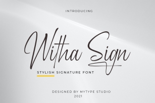 Witha Sign Font Download