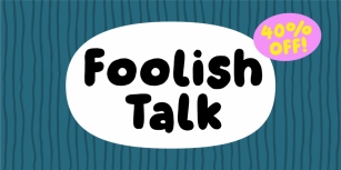 Foolish Talk Font Download