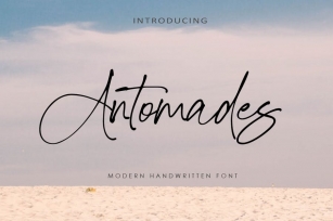 AM Antomades - Handwritten Font Download