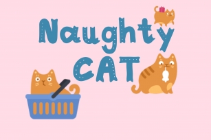 Naughty Cat Font Download