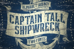 CAPTAIN TALL SHIPWRECK FONT DUO Font Download