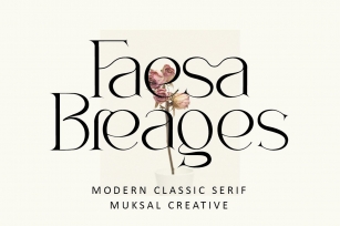 Faesa Breages Font Download