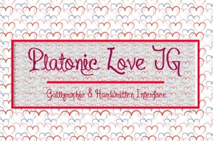 Platonic Love JG Font Download