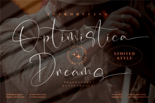 Optimistica Dreams - Modern Signature Font Font Download