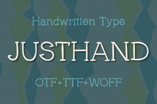 Justhand Font Download