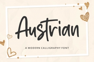 Austrian Modern Calligraphy Font Download