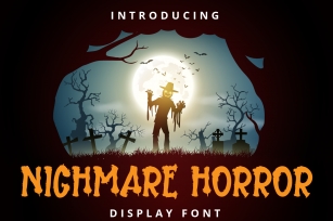 Nightmare Horror Font Download